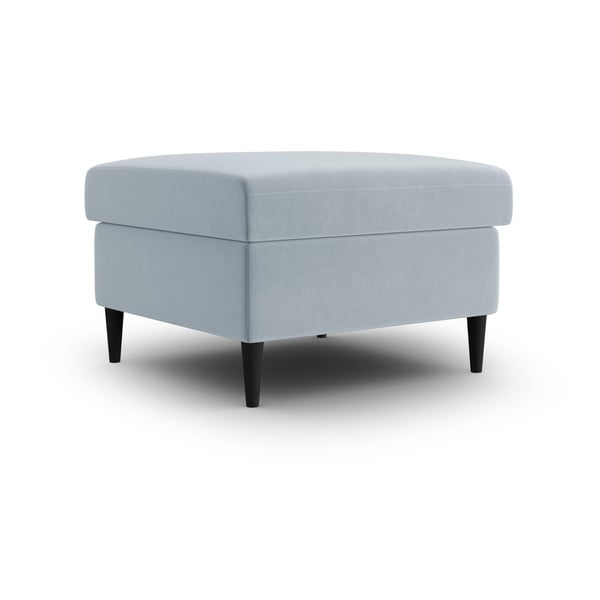 Svijetlo plavi baršunast tabure Kyoto – Cosmopolitan Design-image-1