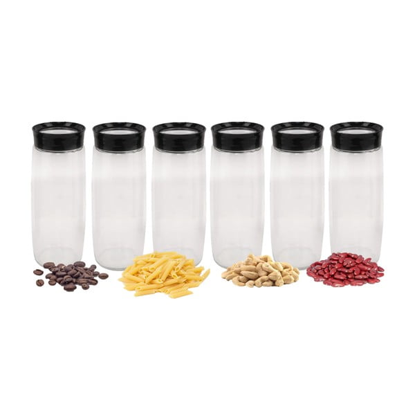 Staklene posude za namirnice u setu 6 kom za čuvanje hrane – Hermia-image-2