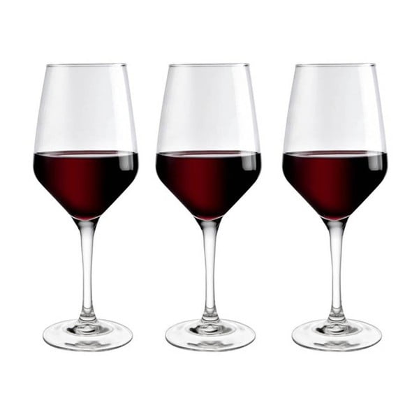 Set od 3 vinske čaše Vinium, 56 cl