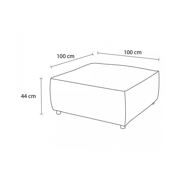 Tamno plavi modularni tabure od samta Nihad modular – Bobochic Paris-image-4