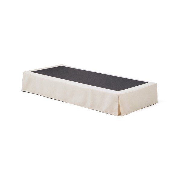 Bijeli tapecirani krevet bez uzglavlja 90x200 cm Jaira – Kave Home