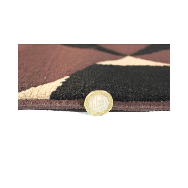 Tamnosmeđi tepih Flair Rugs Carnaby Chocolate, 80 x 150 cm-image-1