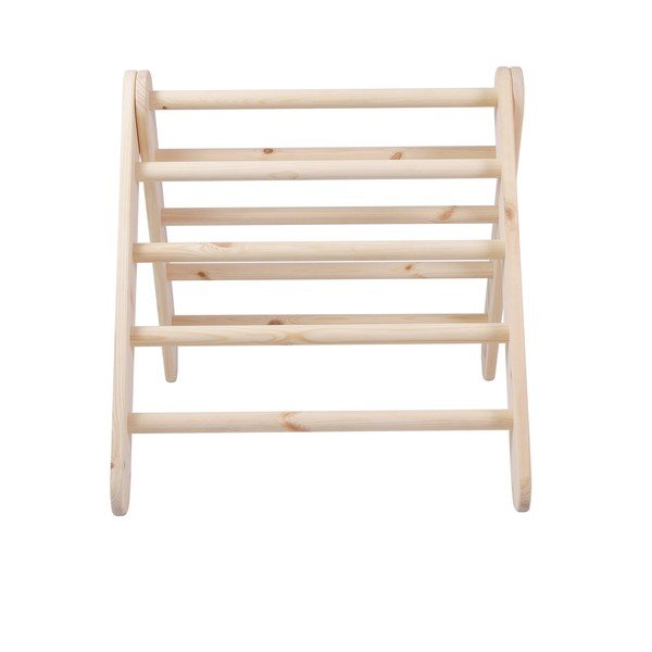 Pikler montessori trokut od masivnog bora u prirodnoj boji 46x87x60 cm Montessori – Meowbaby-image-4