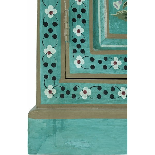 Zeleni ormarić od masivnog manga 87x152x38 cm Prem – Støraa-image-4