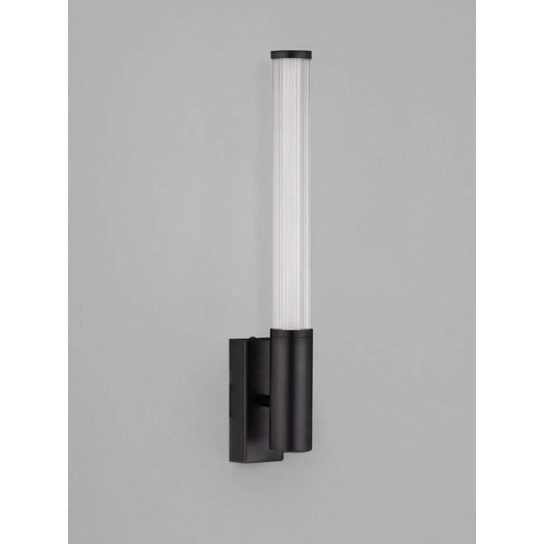 Mat crna metalna LED zidna lampa Nold – Nova Luce-image-4