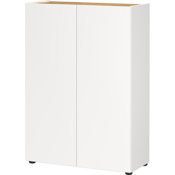 Bijeli ormarić u dekoru hrasta 74x105x33 cm Alviano – Germania