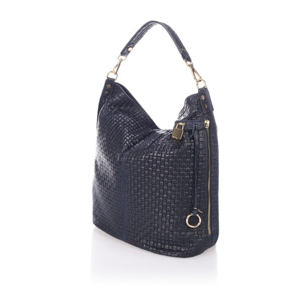 Tamnoplava kožna torba Giorgio Costa Violina-image-2