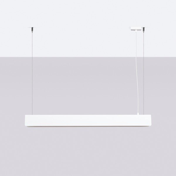 Bijela metalna LED viseća svjetiljka Nebula – Sollux-image-2