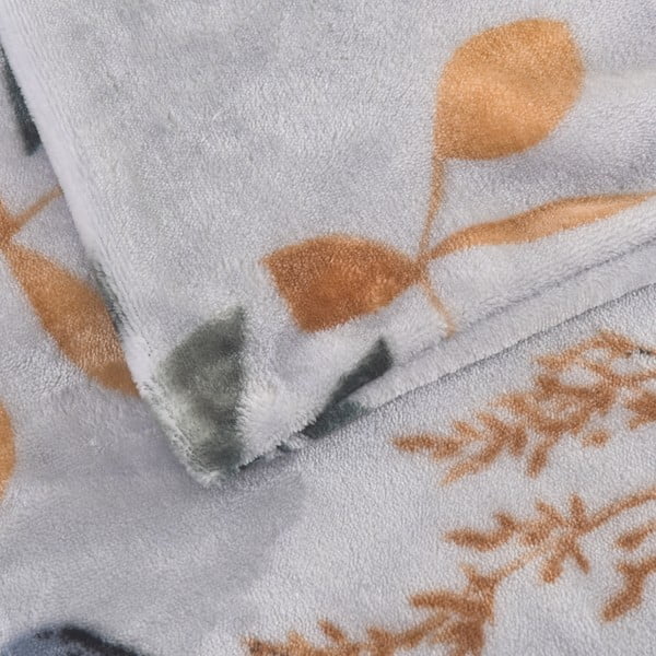 Prljavo plava posteljina za krevet za jednu osobu od mikropliša 140x200 cm Greta – My House-image-4