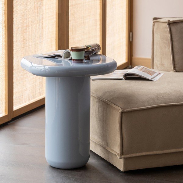 Pomoćni stol u sjajnom dekoru 50x50 cm Zava – WOOOD-image-1