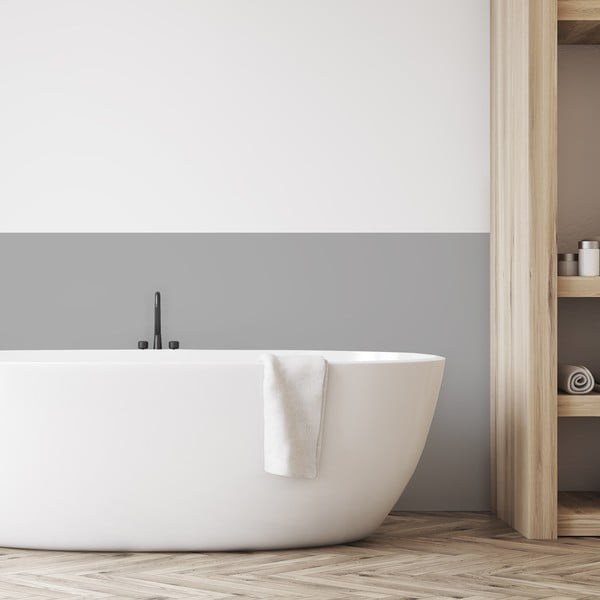 Zidna naljepnica 200x60 cm Light Grey - Ambiance-image-1