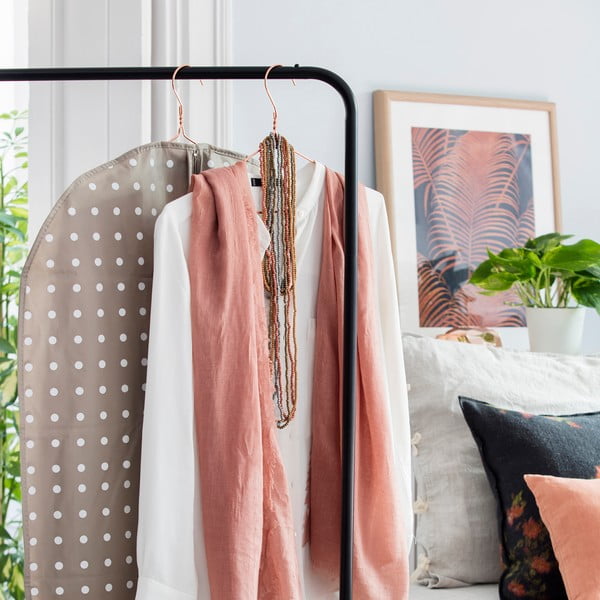 Bež navlaka za haljinu Compactor Dots 100cm-image-1