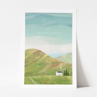 Poster Travelposter Scotland, 30 x 40 cm