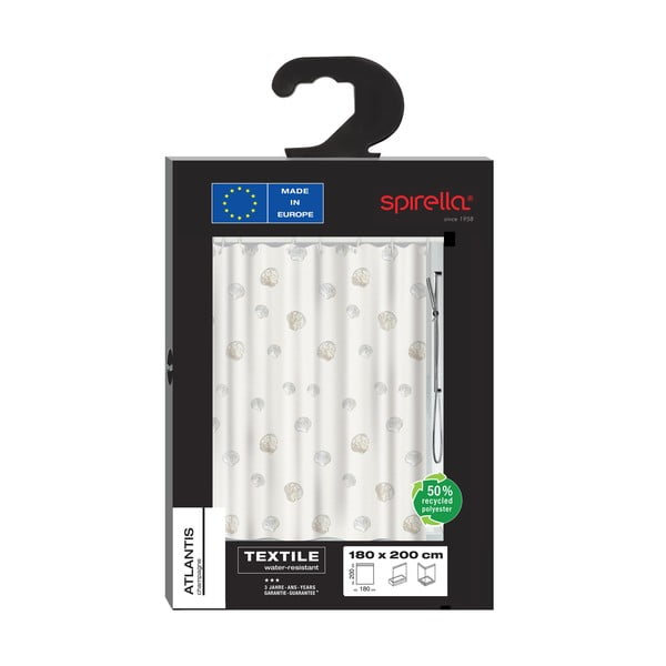 Tuš zavjesa 120x200 cm Atlantis – Spirella-image-2