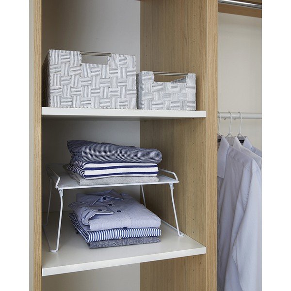 Bijela sklopiva polica za ormar Compactor Stackable Rack-image-1