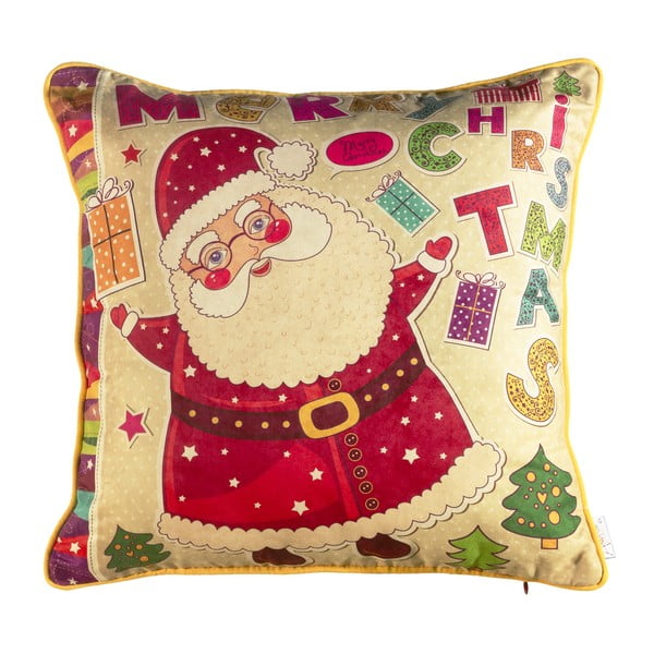 Božićna jastučnica Mike &amp; Co NEW YORK Comfort Happy Santa, 43 x 43 cm