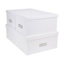 Set od 3 bijele kutije za pohranu Bigso Box of Sweden Inge