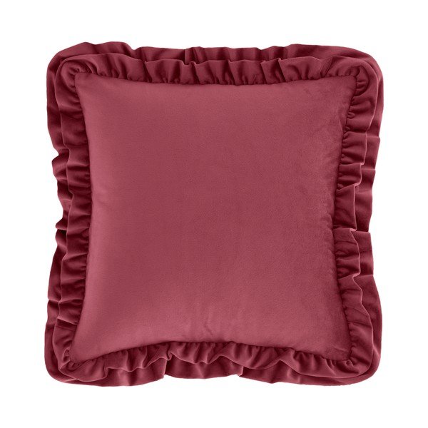 Ukrasni jastuk od samta 43x43 cm Velvet Double Frill – Catherine Lansfield