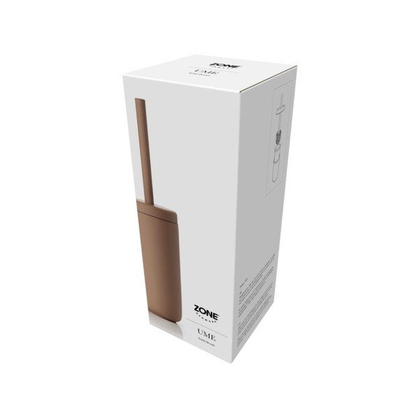 Jantarno smeđa WC četka od Zone Ume Amber zemljanog posuđa-image-1