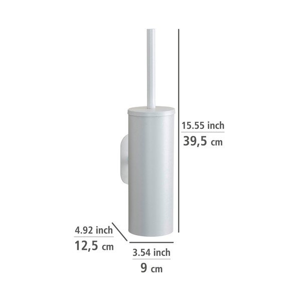 Bijela samoljepljiva WC četka od nehrđajućeg čelika Orea – Wenko-image-3