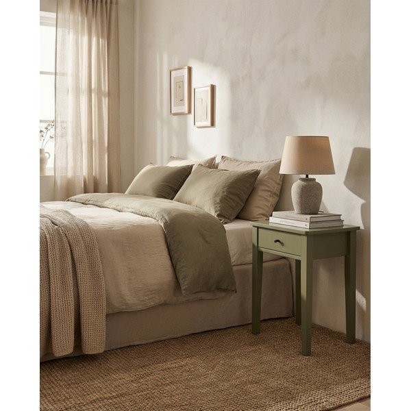 Zeleni noćni ormarić u mat dekoru Bart – Marckeric-image-1