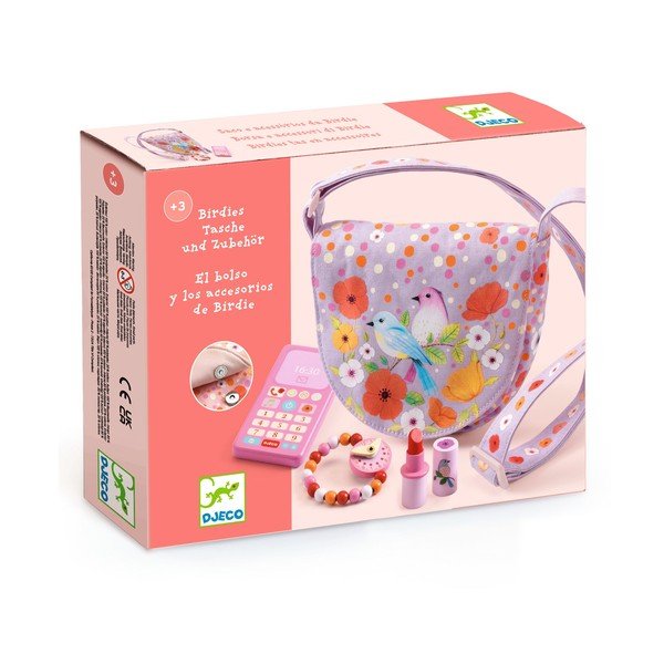 Dječja roza torbica s dodacima Djeco Květy-image-2