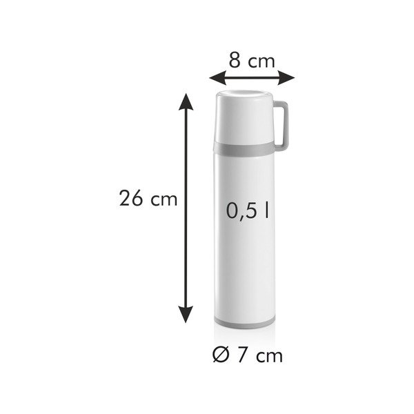 Bež termosica sa šalicom 0,5 l Constant - Tescoma-image-4
