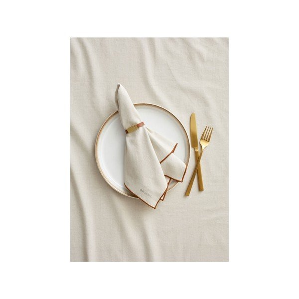 Set od 2 bež pamučne salvete Södahl Organic, 50 x 50 cm-image-2