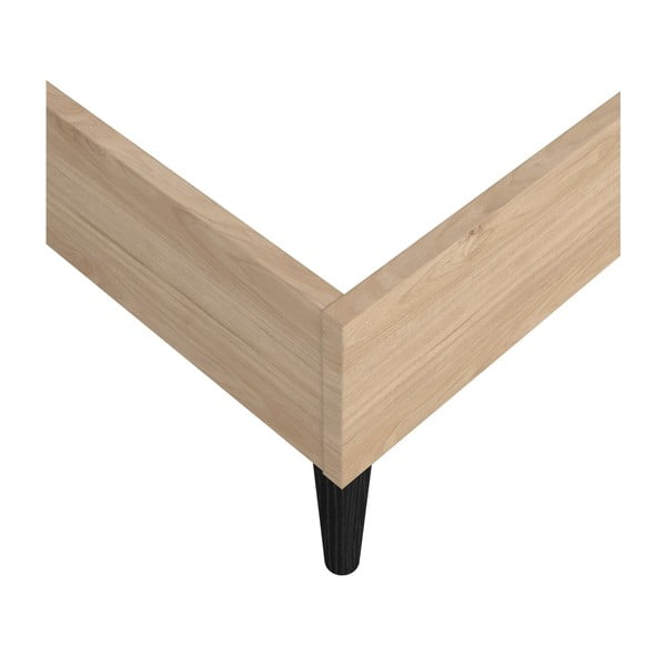 Bračni krevet bez podnice 160x200 cm u prirodnoj boji Ry – Tvilum-image-3