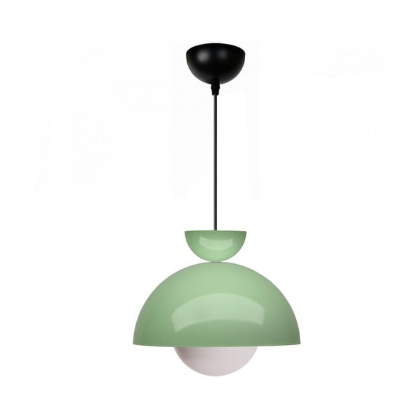 Zelena viseća svjetiljka s metalnim sjenilom ø 25 cm Arta – Opviq lights