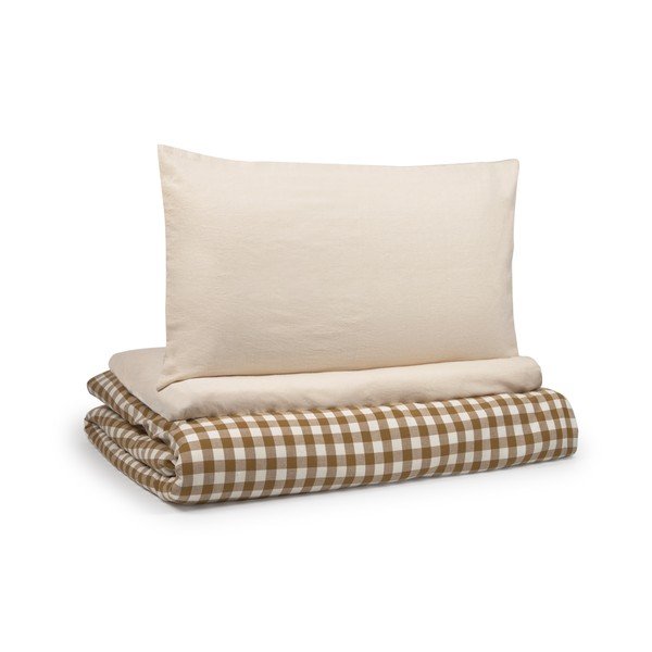 Pamučna dječja posteljina s uključenom plahtom 110x180 cm Indalina – Kave Home-image-2