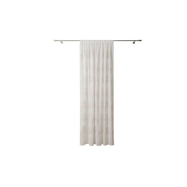 Bež prozirna zavjesa 140x260 cm Cybele – Mendola Fabrics-image-2