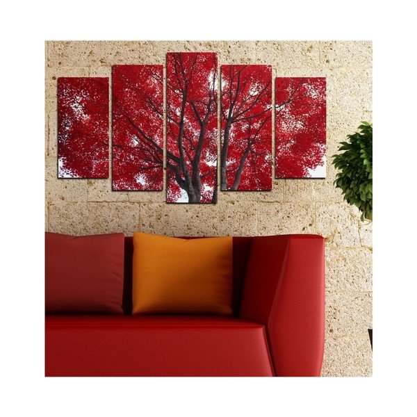 Višedijelna slika 3D Art Red Passion, 102 x 60 cm-image-1