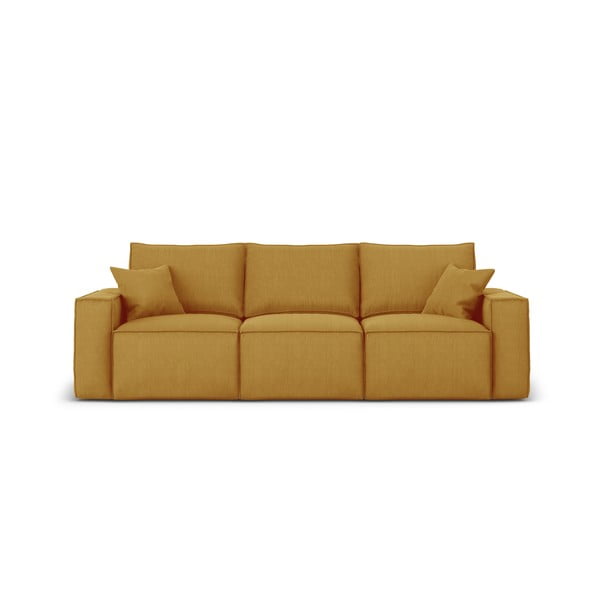 Žuta sofa Cosmopolitan Design Miami, 245 cm