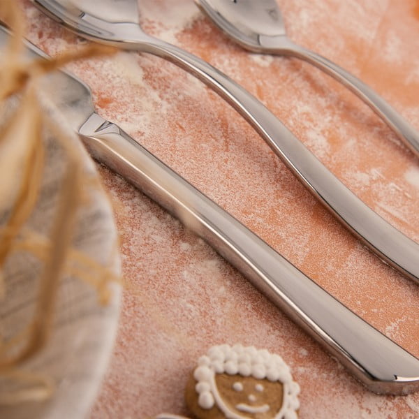 Pribor 24 kom od nehrđajućeg čelika u srebrnoj boji Shape – Orion-image-2