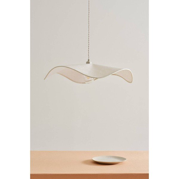 Krem papirnata viseća svjetiljka ø 70 cm Monchi – Jotex-image-2