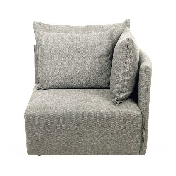 Svijetlo sivi sofa modul (desni kut) Dune - TemaHome