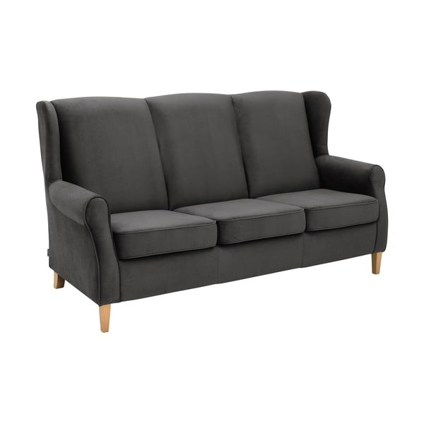 Antracit baršunasta sofa Max Winzer Lorris, 193 cm-image-2