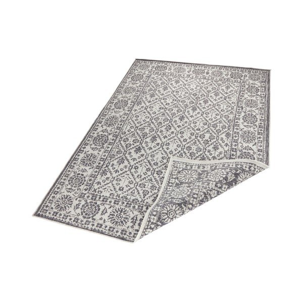 Sivo-krem obostrani tepih prikladan za vanjski Bougari Curacao, 120 x 170 cm-image-4