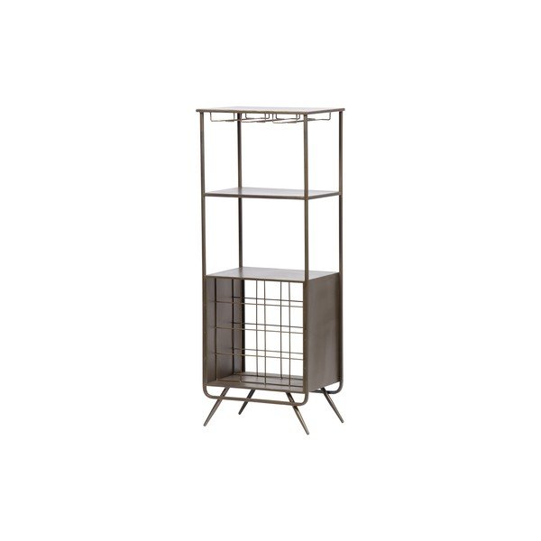 Metalna vitrina za vino u boji mesinga za 16 boca, 46x118 cm Vadim - WOOOD-image-1