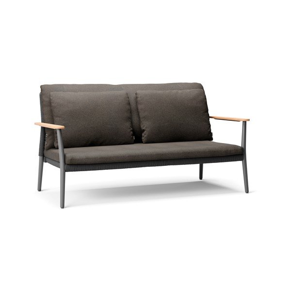 Tamno siva vrtna sofa Ray – Diphano-image-2