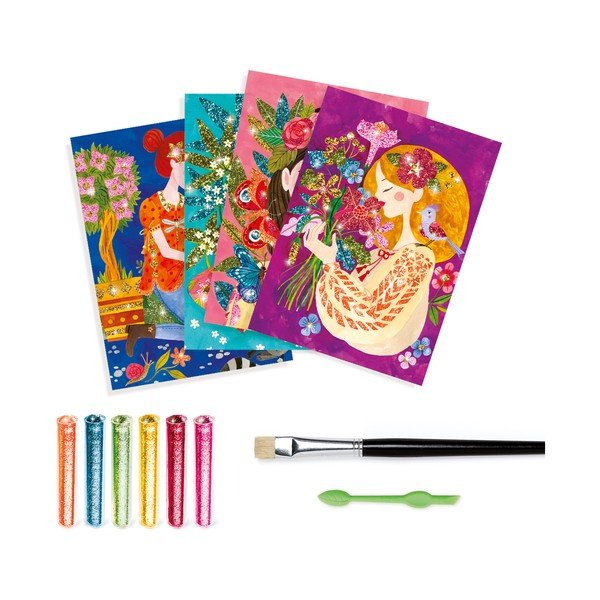 Umjetnički set Djeco Flower Girls-image-1