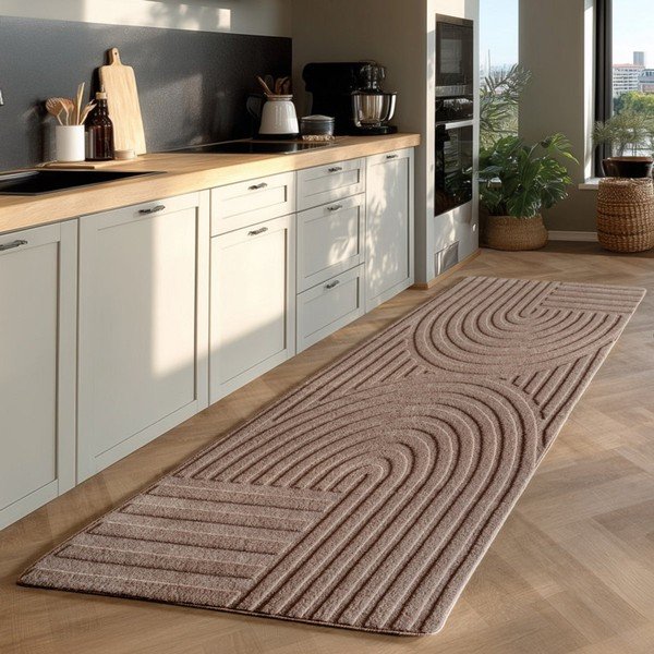 Bež staza 80x250 cm Pompei 1611 – Ayyildiz Carpets-image-1