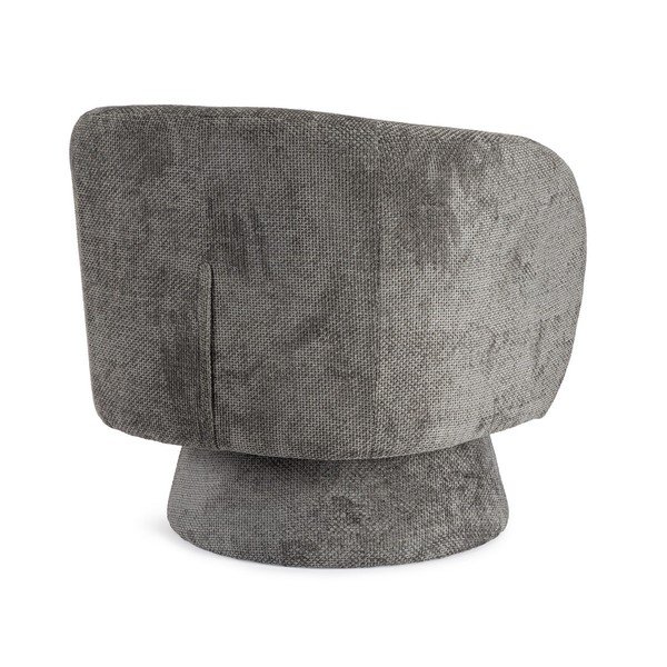 Tamno siva okretna fotelja od šenila Julienne – Bizzotto-image-4
