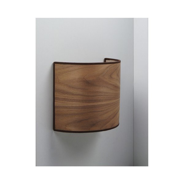 Zidna lampa od prirodnog furnira u boji orahovog drveta Sotto Luce TSURI-image-3