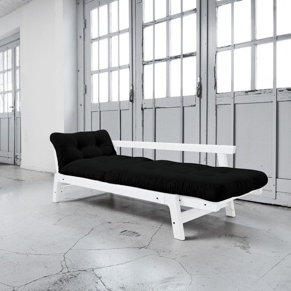 Sofa na razvlačenje Karup Step White / Black-image-3