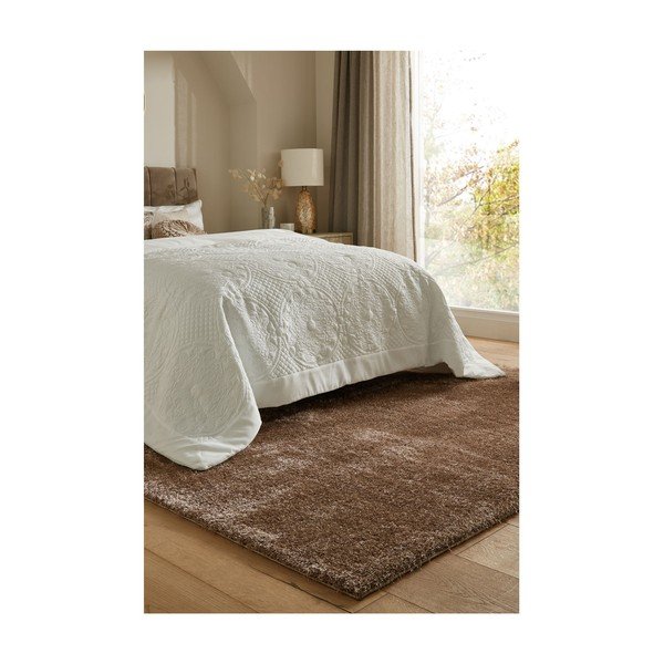 Smeđi tepih od recikliranih vlakna 120x170 cm Velvet – Flair Rugs-image-2