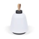 Bijela plastična LED stolna lampa s mogućnosti zatamnjivanja (visina 24 cm) Udiya – Kave Home