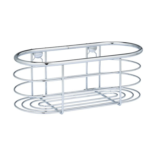 Srebrna tuš polica Wenko Trestina, 26 x 11 cm-image-2