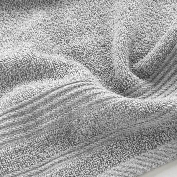 Svijetlo sivi pamučan ručnik od frotira 30x50 cm Tendresse – douceur d'intérieur-image-2